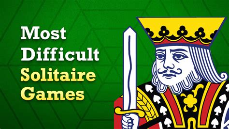 hardest solitaire games|The Top 10 Most Difficult Solitaire Games, Backed by Data.